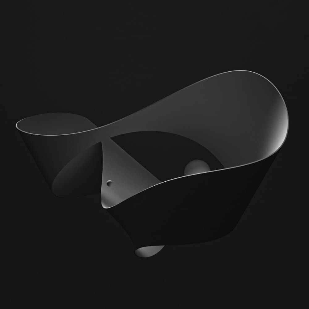 Concept of product building as abstract and simplistic Unreal Engine 3d render